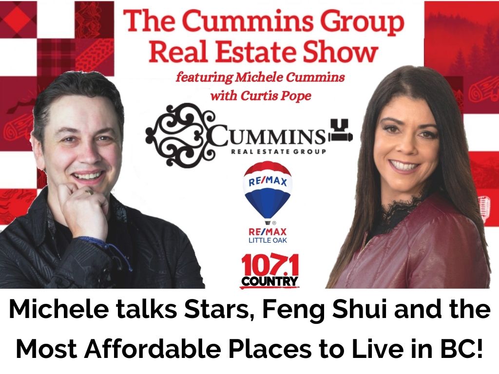 Michele talks Stars, Feng Shui and the Most Affordable Places to Live in BC!